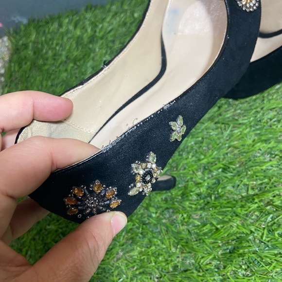 Embroidered Heels Size - 235/ 37 - Picture 9 of 10